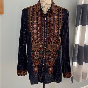 Johnny Was Workshop Magdalene Blouse
